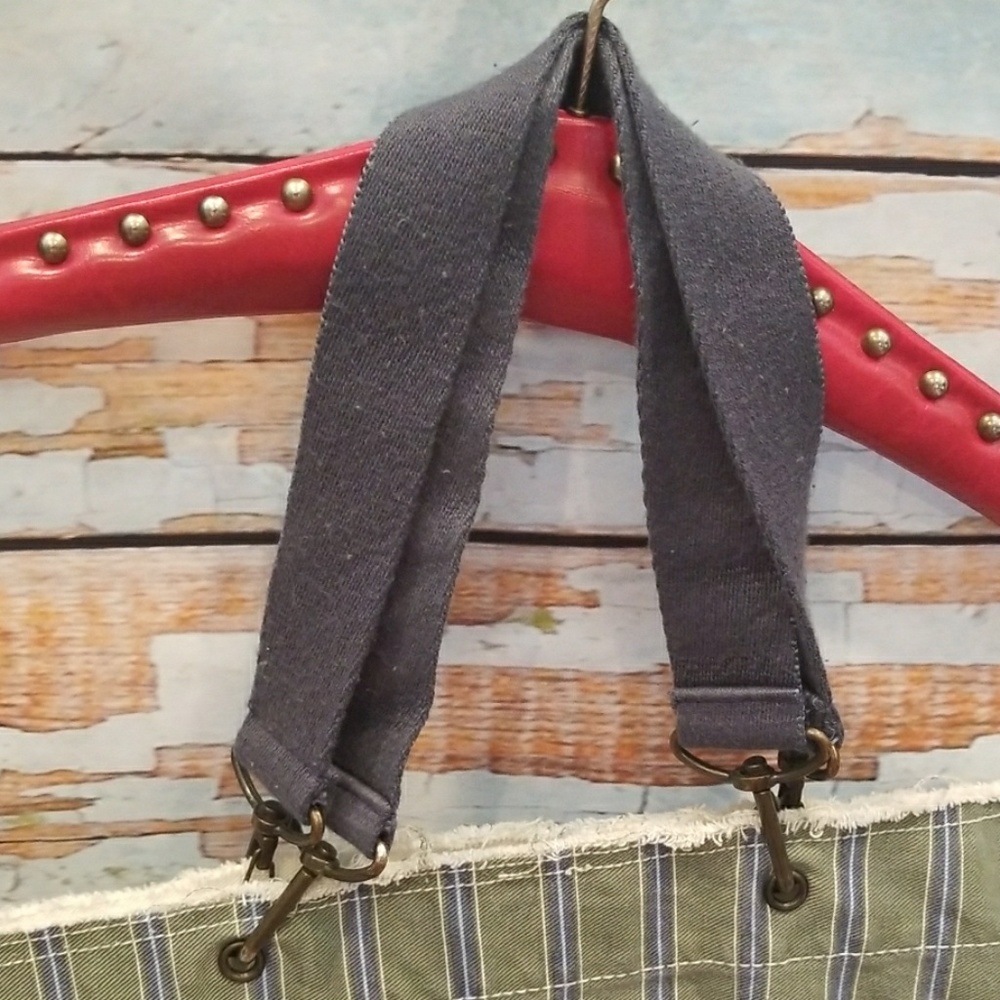 Like New Abercrombie/ Fitch Green/Blue Slouch Bag! - Picture 4 of 6